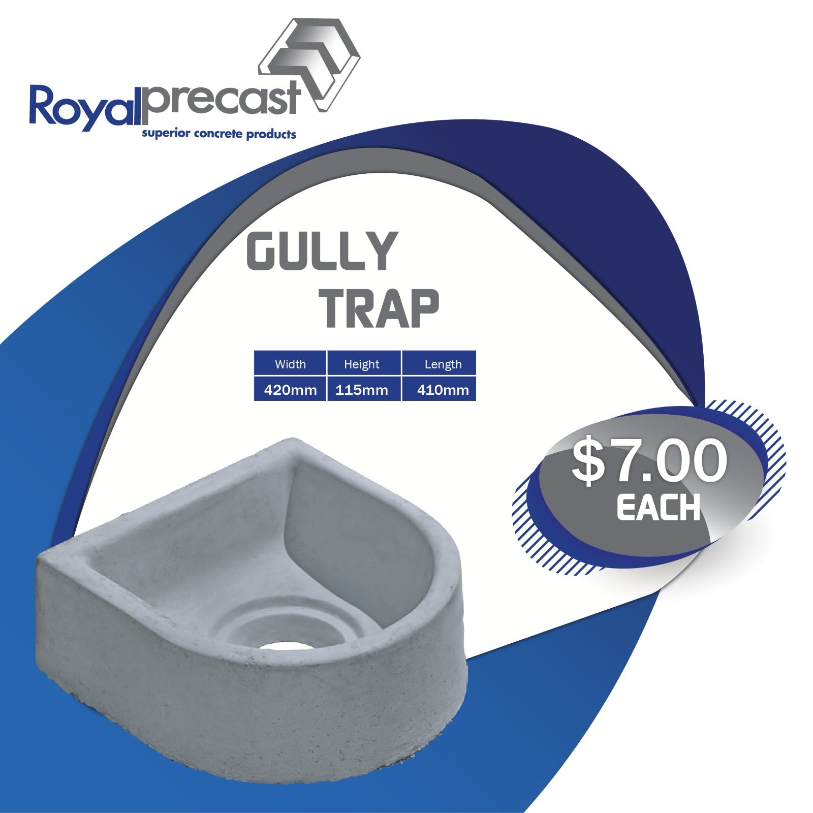 Gully Riser Pre Cast Gully Trap – Royal Precast